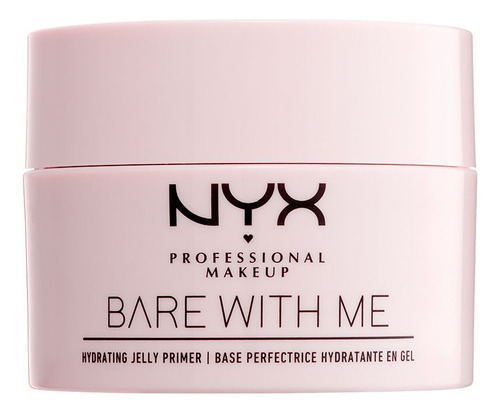 Gel Primer Hidratante Maquillaje Bare With Me, Nyx 40gr Rosa Pálido