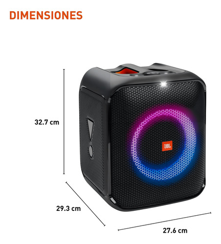 Parlante JBL PartyBox Partybox Encore Essential con 2 Microfonos