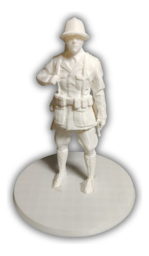 Soldado Frances Ww1, En Escala 1/16, (12cm) Color Blanco