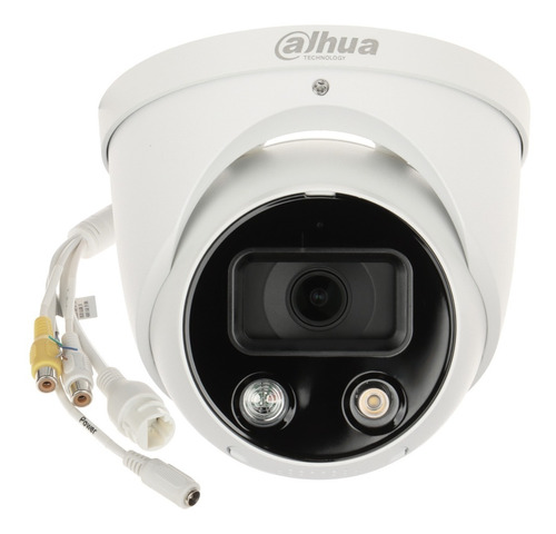 Cámara Ip Domo Tioc 2mp Estrobo Sirena Audio Fullcolor Dahua