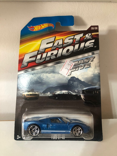 Hot Wheels - Ford Gt De Rapido Y Furioso - Fast And Furious