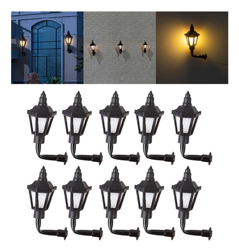 4 X 10 Piezas De Candelabros De Pared Led Compatible Con