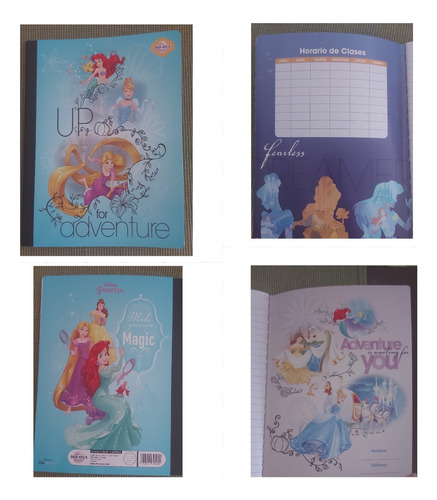 Cuadernos Princesas De Disney