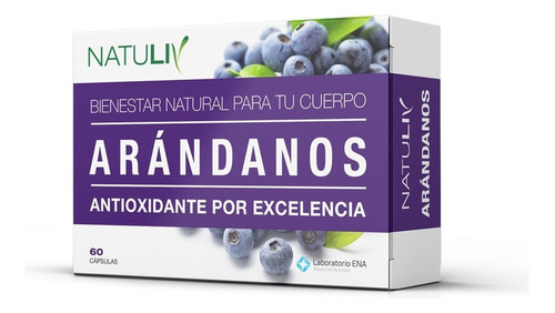  Arándanos Natuliv Antioxidante 60 Comprimidos Ena Sport