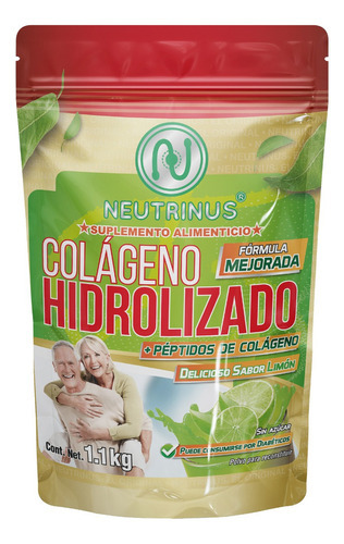 Suplemento Colágeno Hidrolizado Con Péptidos De Colágeno Sabor Limón