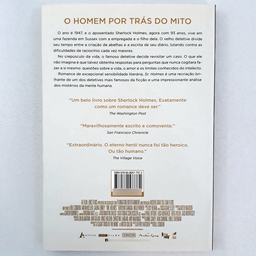 Livro Sr. Holmes - Mitch Cullin