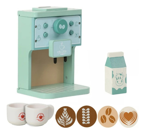 Máquina De Café Infantil De Madera, Juego De Rol, Juego De R