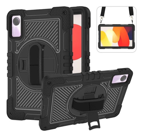 Funda Con Pie Y Correa Para Xiaomi Redmi Pad Se 11 Pul Negra