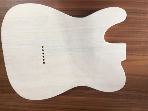 Corpo Guitarra Modelo Tele Thinline Maple