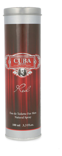 Cuba Red 100 Ml Edt Spray De Cuba
