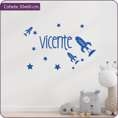 Vinilo Decorativo Infantil Fútbol Con Nombre Personalizado