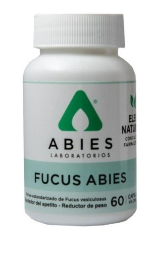 Adelgazante Control De Apetito Natural Fucus Abies X 60 Caps