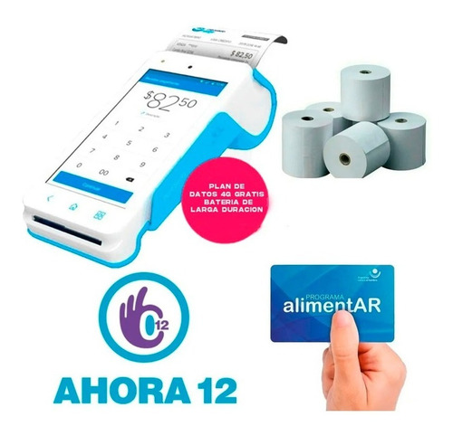 Imagen 3 de 4 de Mercado Pago Point Smart Chip 4gb Tactil Impresora Qr