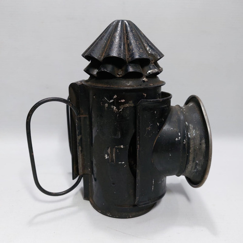 Antiguo Farol Lampara Aceite Policia Agente Ffcc Mag 65423 (Usado)