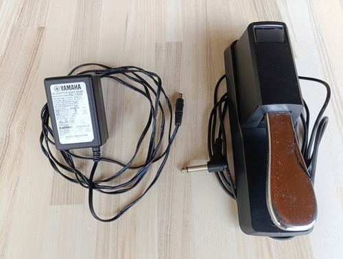 Teclado Yamaha Psr-e463 + Capa + Suporte + Pedal Usado Preto (Usado)