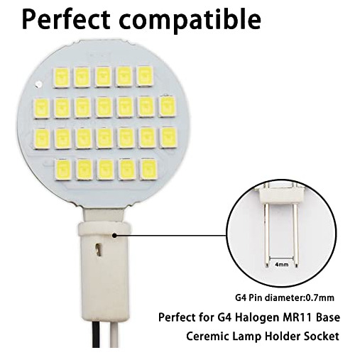 G4 24-2835 Smd Led Bulb Lamp Super Bright Cool White Rv...