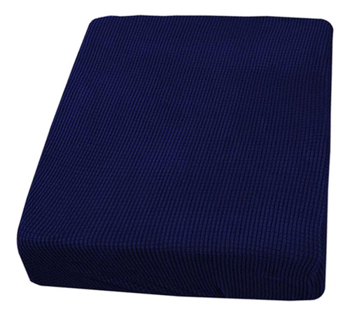 2pcs 1 Seater Sofá Elástico Azul Futon Asiento Banco