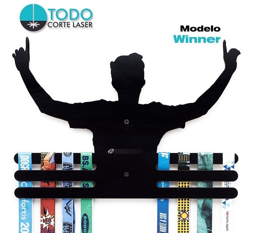 Imagen 1 de 4 de Medallero Running Atletismo Deportivo Modelo Winner