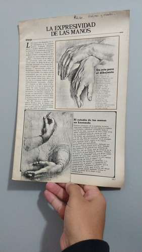 4 Fasciculos Revista Dibujo Y Diseño: Rostro Manos Plantas.. (Usado)
