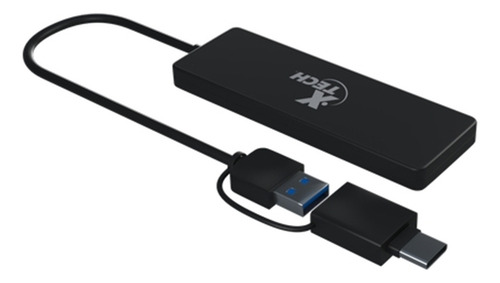 Hub Usb Con Adaptador Usb Type C Y Usb A Con 4 Puertos Usb