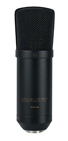 Micrófono Condensador De Diafragma Grande Nady Scm-800 Studi