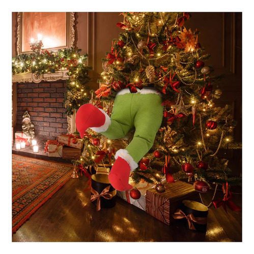 Adorno De Brazo De Grinch Noel Para Árbol De Navidad