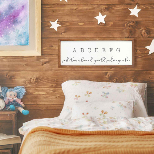 Decoración Mural Open Road Brands Abc Nursery Alphabet 24,52