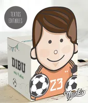 Comprar Caja Candy Imprimible Dibu Martinez Pdf Textos Editables