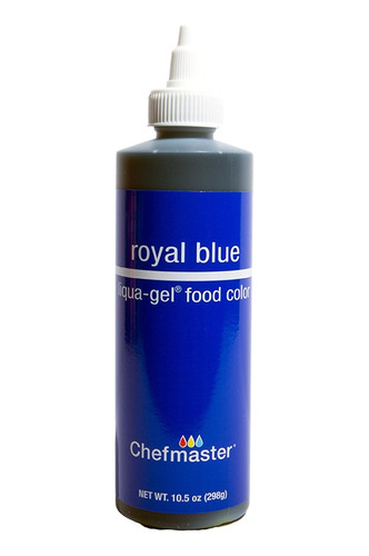 Chefmaster - Azul Real / Royal Blue Liqua-gel 10.5 Oz (298g)