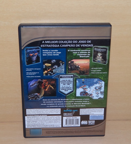 Starcraft Anthology ( Starcraft + Brood War) - Pc (Usado)