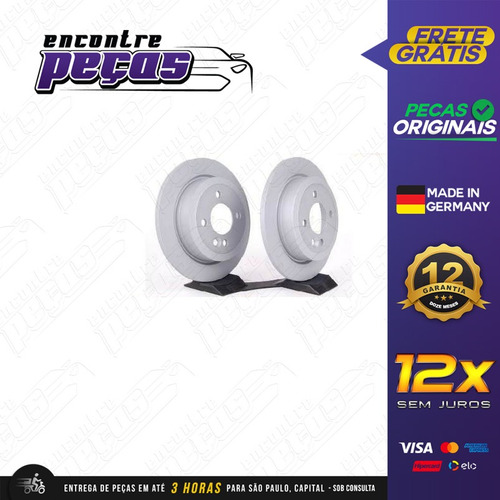 Disco Freio Traseiro Mini Cooper One 2003-2006 Original