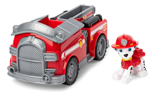 Paw Patrol, Vehículo De Bomberos De Marshall Con Figura Cole