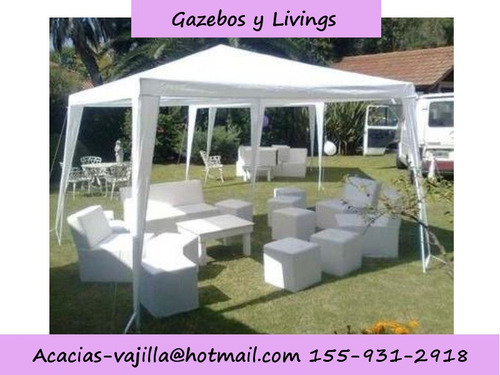 Vajilla Mantel Sillas Mesas Living Gazebo Calefactores Trono