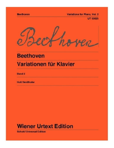 L.v. Beethoven: Variations For Piano Vol.2 / Variaciones Par