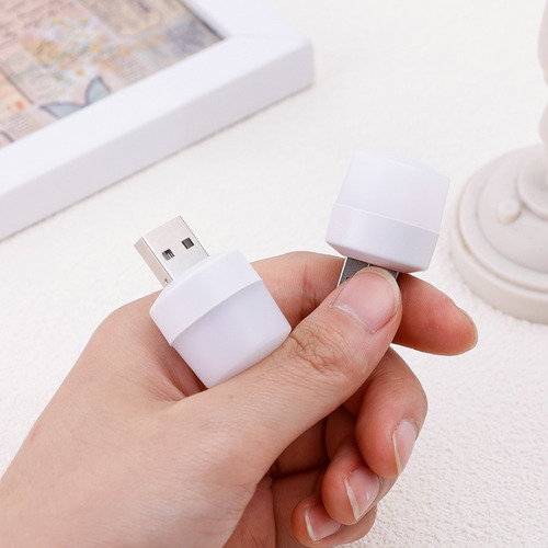 Lámpara Nocturna Mini Led Usb 1a 5v, 50 Unidades