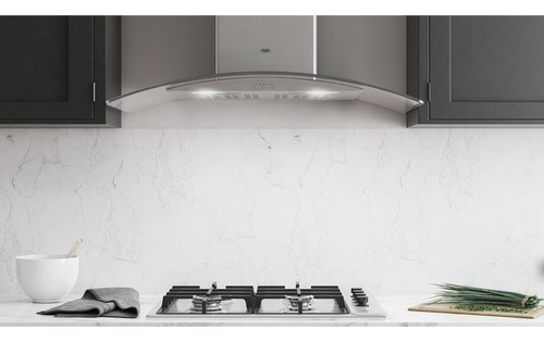Imagen 4 de 6 de Campana Cocina Tst Lacar Cristal 90 Cm Pintumm