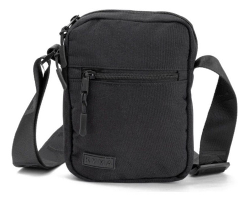 Bandolera Kyma Creta Calidad Premium Reforzada Resistente Acabado De Los Herrajes Negro Mate Color Negro Correa De Hombro Negro Diseño De La Tela Liso