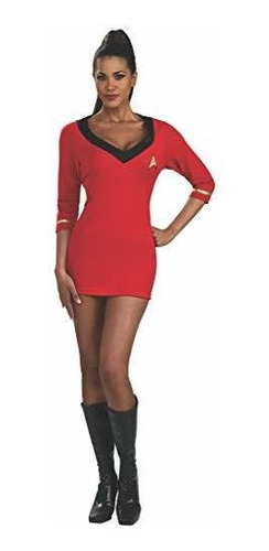 Secret Wishes Disfraz De Star Trek Uhura Para Mujer, Rojo,
