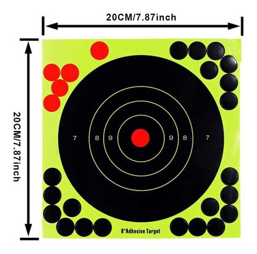 Juego De 10 Objetivos De 8 Pulgadas Target 