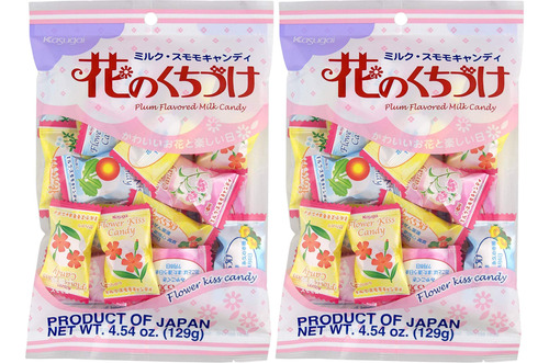 Kasugai Hana No Kuchizuke Candy 4.54oz (paquete De 2)