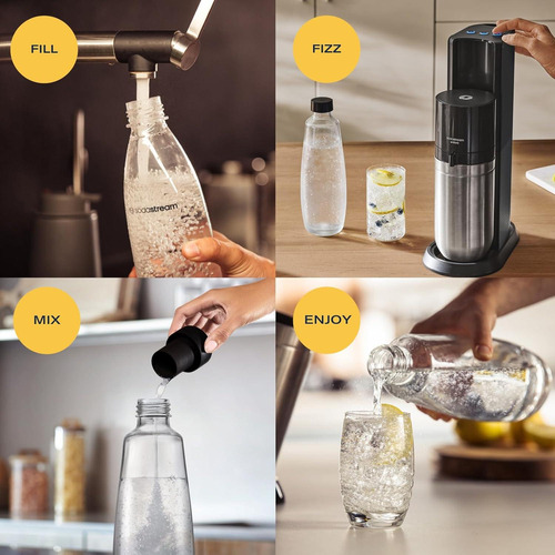 Sodastream E-duo Fabricante De Agua Espumosa Negro 60l