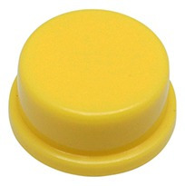 Tapa Amarilla Para Push Boton Oky0275-6 Yellow