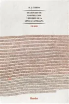 Comprar Diccionario De Construcción Y Régimen De La Lengua Castellan