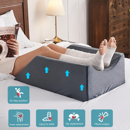 Joywoo Almohada Elevadora Con Soporte Para Piernas Dobles: I