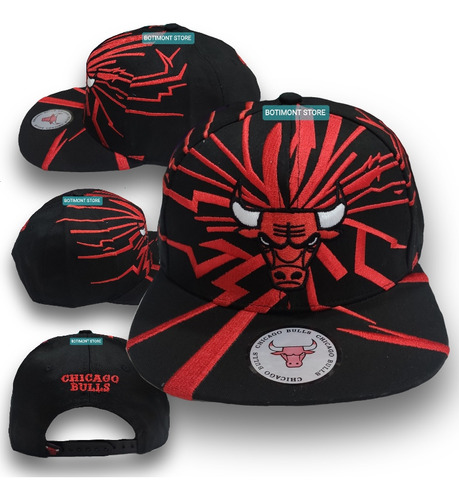 Gorra Destello Chicago Bulls, Clásica Nba.