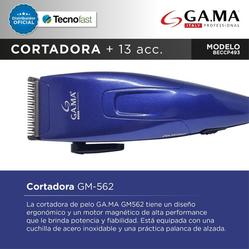 Cortadora De Pelo Gama 13 Acces + Afeitadora Foil Remington
