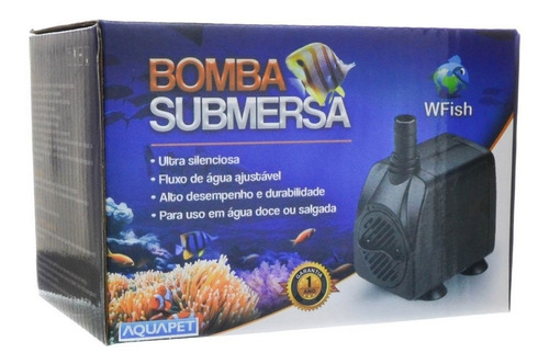 Bomba Submersa Wf-5000 100w 5000l/h 127v Wfish
