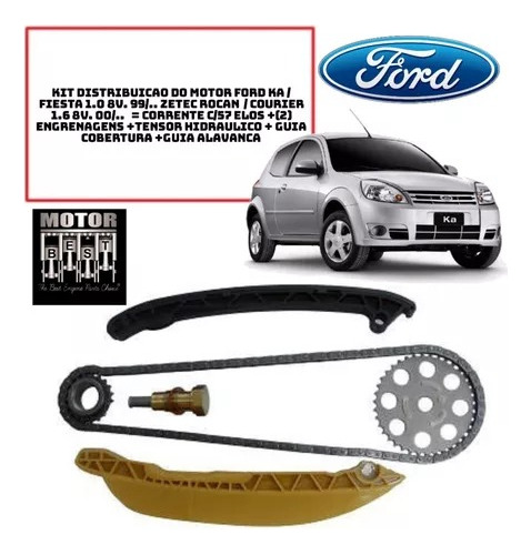 Kit Distribuição Ford Ka 1.0 8v Ano 2000 Em Diante