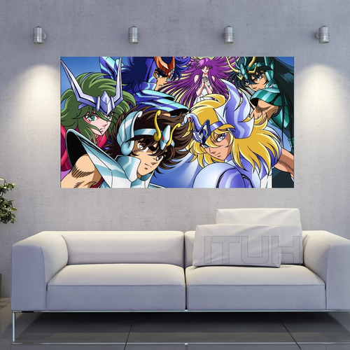 Cuadro Decorativo Los Caballeros Del Zodiaco, Saint Seiya 