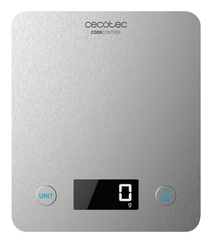 Cecotec Báscula De Cocina Cookcontrol 10000 Connected App Capacidad máxima 5 g Color Plateado